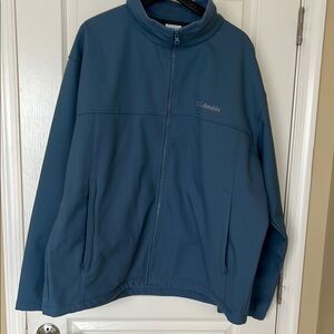 Casual Blue Zip-Up Jacket
